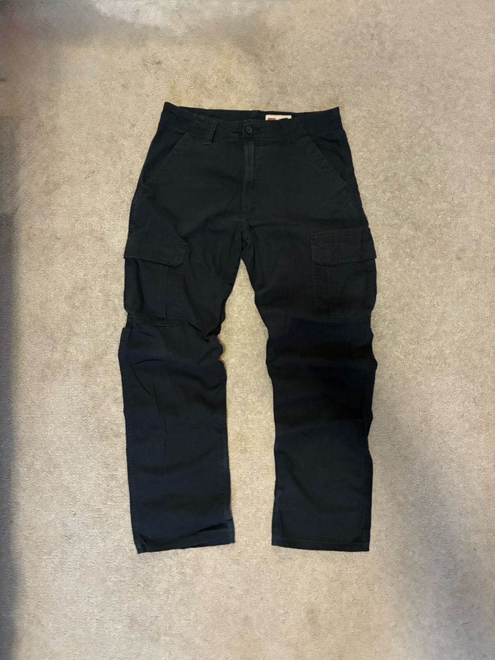 Men's Black Cargo Pants